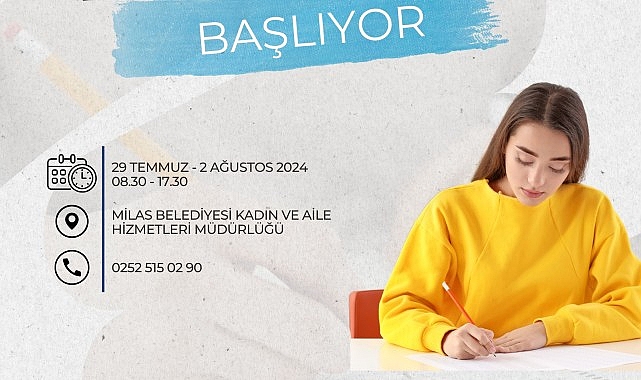 Milas Belediyesi gençlerin geleceğine katkıda bulunmak ve eğitim süreçlerine dayanak olmak için çalışmalar gerçekleştiriyor