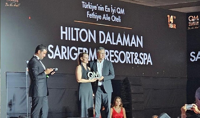 HIlton Dalaman Sarıgerme Resort & Spa, QM TourIsm Awards 2023’te En Âlâ FETHİYE Aile Oteli Seçildi!