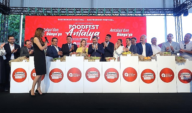 3. Milletlerarası Foodfest Antalya Gastronomi Şenliği başladı