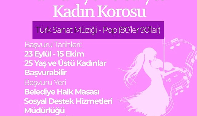Burhaniye Belediyesi kendi bünyesinde Bayan Korosu kurmak için çalışmalara başladı.