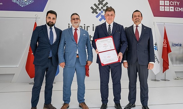 İzmir İnovasyon ve Teknoloji birincilerin şirketi oldu “Bu sertifika İzmir’i teknoloji kenti yapma maksadımızın erdem belgesidir”