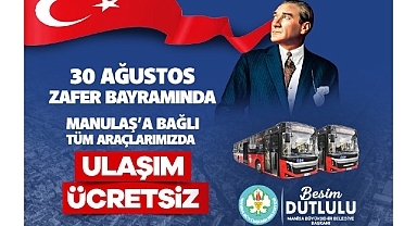 30 Ağustos Zafer Bayramı’nda Ulaşım Ücretsiz…