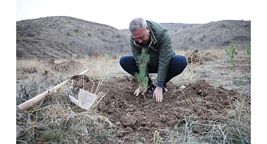 58 Bin Fidan Muhsin Yazıcıoğlu Vefa Ormanı’nda Toprakla Buluştu